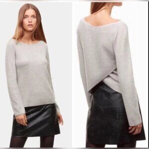 Babaton Aritzia Kitano Ribbed Knit Sweater - Size Small
